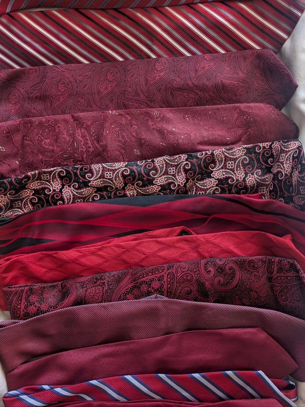 Men's Tie Collection - Classic Red Ties